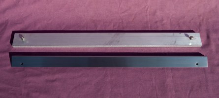 Antique/Vintage Rowe Lower Door Trim & Trim Guard - Back
