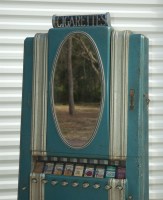 Reproduction DuGrenier "Cigarettes" Glass Marquee for Early DuGrenier Cigarette Vendors