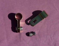 Reproduction Hanger Clips for Doubled-Sided Signs